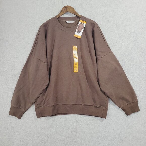 NEW Tuff Athletics Women's XXL Crewneck Sweatshirt Cotton // 26PT - Picture 1 of 7